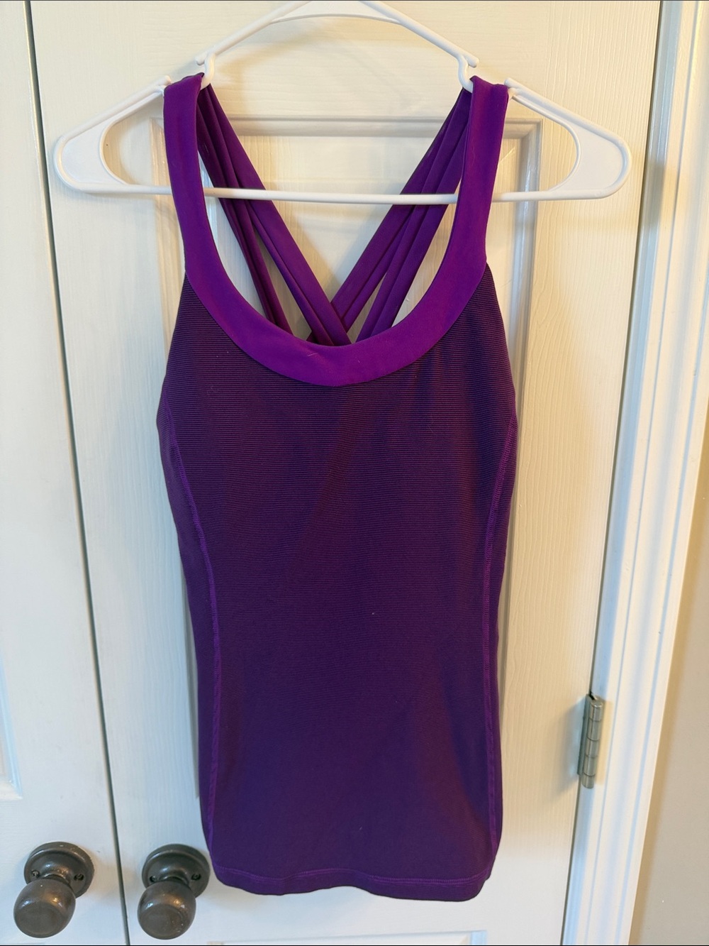 lululemon athletica Purple Strappy Tank Top